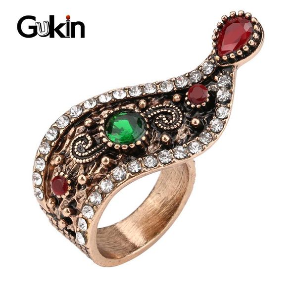 cluster rings gukin 2021 turkish jewelry antique for women unique punk style gold color crystal vintage ring wholesale, Golden;silver
cluster rings gukin 2021 turkish jewelry antique for women unique punk style gold color crystal vintage ring wholesale, Golden;silver