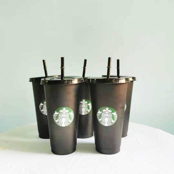24oz/710ml tumblers plastic tumbler reusable black drinking flat bottom cup pillar shape lid straw mug
24oz/710ml tumblers plastic tumbler reusable black drinking flat bottom cup pillar shape lid straw mug