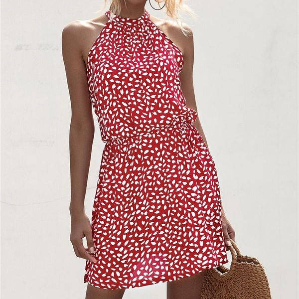 casual dresses f# halter bohe dress 2021 vintage a-line floral printed tank high waist wrap hip sleeveless woman clothing mini, Black;gray
casual dresses f# halter bohe dress 2021 vintage a-line floral printed tank high waist wrap hip sleeveless woman clothing mini, Black;gray