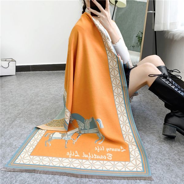 tippet muffler scarf autumn and winter carriage shawl windproof warm long bib dual-purpose spring with imitation cashmere scarf for women, Blue;gray
tippet muffler scarf autumn and winter carriage shawl windproof warm long bib dual-purpose spring with imitation cashmere scarf for women, Blue;gray