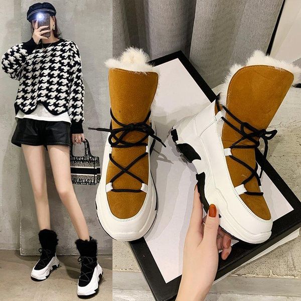 boots women's shoes women snow winter platform ankle for non-slip keep warm wool sneakers botas mujer, Black
boots women's shoes women snow winter platform ankle for non-slip keep warm wool sneakers botas mujer, Black