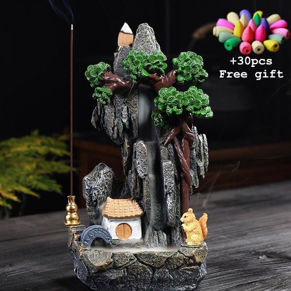 fragrance lamps durable backflow incense burner waterfall ceramic smoke censer handicraft home decor drop
fragrance lamps durable backflow incense burner waterfall ceramic smoke censer handicraft home decor drop