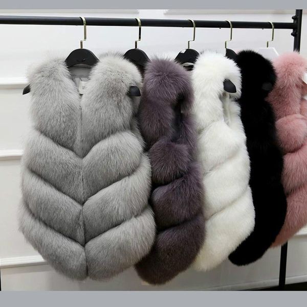 women's fur & faux 2021 fashion coat winter women waist gilet jacket vest for ladies b121, Black
women's fur & faux 2021 fashion coat winter women waist gilet jacket vest for ladies b121, Black