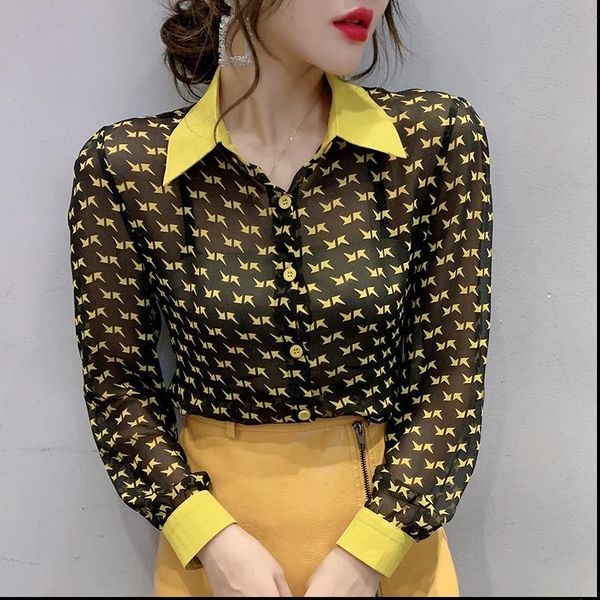 fashion korean womens shirts clothes patchwork print contrast color blouse women shirt spring summer chiffon ropa mujer t02523, White
fashion korean womens shirts clothes patchwork print contrast color blouse women shirt spring summer chiffon ropa mujer t02523, White