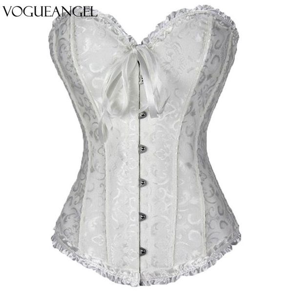 women's shapers corset lace up bustier plus size korsefor women jacquard floral gothic gorset boned korse busk solid korset outfit, Black;white
women's shapers corset lace up bustier plus size korsefor women jacquard floral gothic gorset boned korse busk solid korset outfit, Black;white