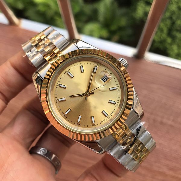 mens watch couple watches automatic mechanical wristwatch 41mm 36mm classic ladies wristwatches stainless steel strap sapphire mirror waterp, Slivery;brown
mens watch couple watches automatic mechanical wristwatch 41mm 36mm classic ladies wristwatches stainless steel strap sapphire mirror waterp, Slivery;brown