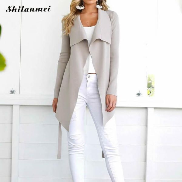 women's trench coats women lapel sash coat elegant lace up woolen long cardigan 2021 fashion autumn spring windbreaker outerwear overco, Tan;black
women's trench coats women lapel sash coat elegant lace up woolen long cardigan 2021 fashion autumn spring windbreaker outerwear overco, Tan;black