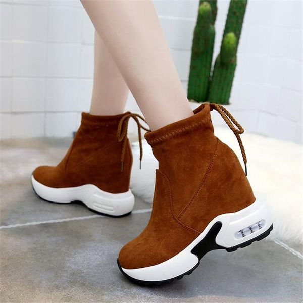 boots platform wedge heels boot women's faux suede woman sport shoes women winter casual short muffin sneakers, Black
boots platform wedge heels boot women's faux suede woman sport shoes women winter casual short muffin sneakers, Black