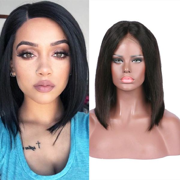 synthetic wigs 12 inches middle part jet black short straight lace front wig for women heat resistant fiber
synthetic wigs 12 inches middle part jet black short straight lace front wig for women heat resistant fiber