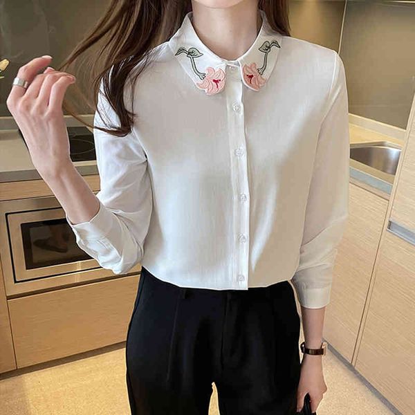 dress shirts long sleeve blouses fashion women lapel slim solid color shirt blusas, White
dress shirts long sleeve blouses fashion women lapel slim solid color shirt blusas, White