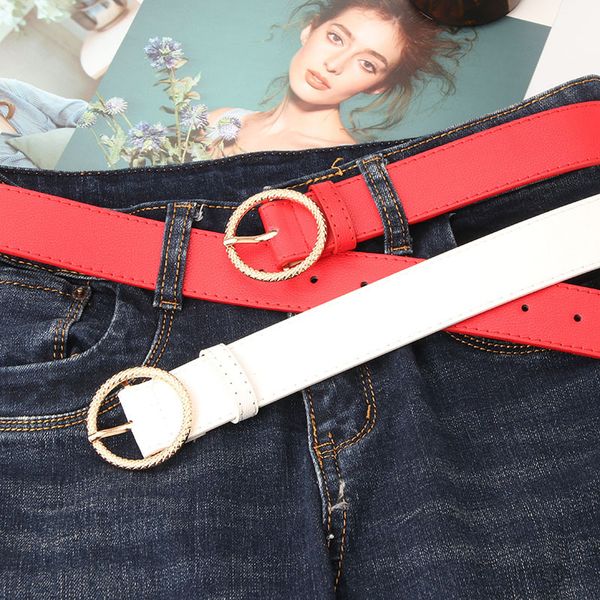 belt women korean versatile jeans decorative alloy embossed round button fashion, Silver
belt women korean versatile jeans decorative alloy embossed round button fashion, Silver