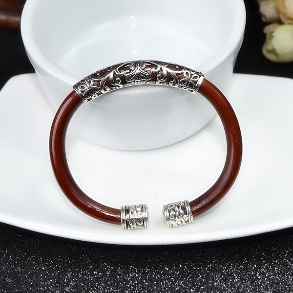 bangle caulis spatholobi men bracelet women silver plated natural tibet wood fashion retro ethnic tibetan lovers' jewelry gift, Black
bangle caulis spatholobi men bracelet women silver plated natural tibet wood fashion retro ethnic tibetan lovers' jewelry gift, Black