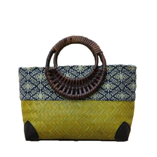 national retro hand-made bamboo woven bag personalized storage and handbag boxes & bins
national retro hand-made bamboo woven bag personalized storage and handbag boxes & bins