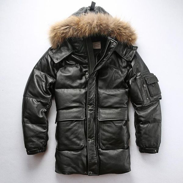 men's fur & faux avfly men 2021 black long cowskin leather down jacket winter thick warm russian coats
men's fur & faux avfly men 2021 black long cowskin leather down jacket winter thick warm russian coats
