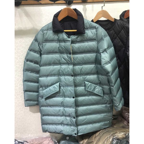 down et for women's lightweight korean two side wear medium length loose white duck down light fashion autumn and winter coat
down et for women's lightweight korean two side wear medium length loose white duck down light fashion autumn and winter coat