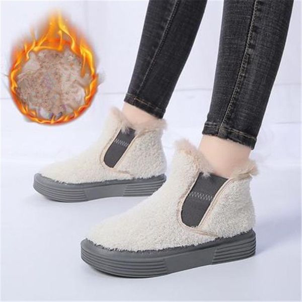 boots platform ankle women cotton shoes 2021 plush slip-on boot winter warm casual flat snow booties female botas de mujer, Black
boots platform ankle women cotton shoes 2021 plush slip-on boot winter warm casual flat snow booties female botas de mujer, Black