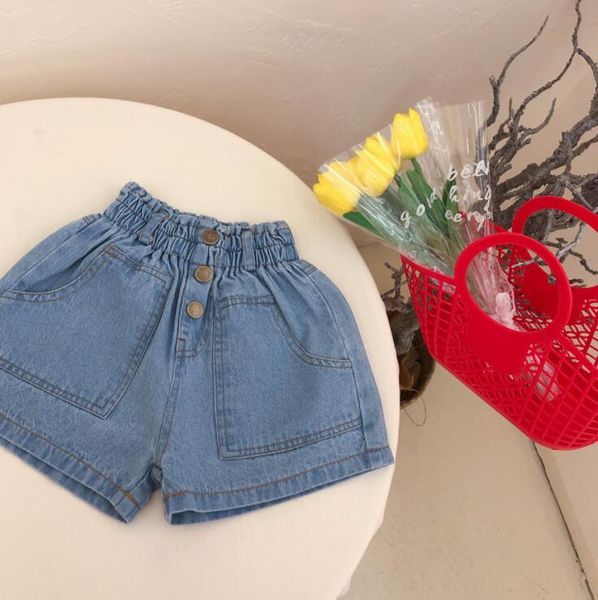 arrival girls boys denim shorts summer fashion kids 2-7 years cy239, Black