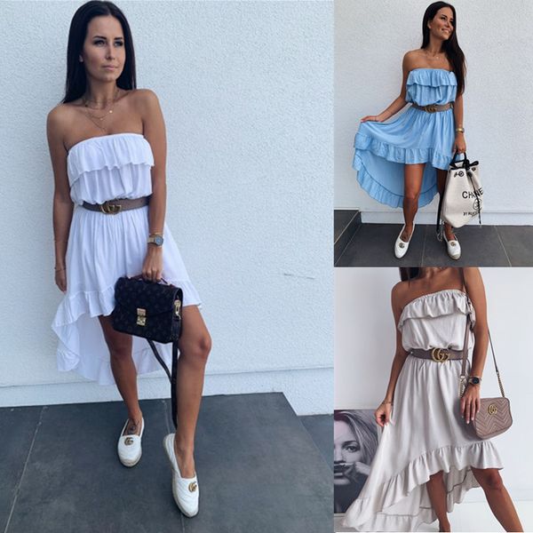 women's dresses 2021 summer loose solid color bra irregular hem 2603, Black;gray
women's dresses 2021 summer loose solid color bra irregular hem 2603, Black;gray