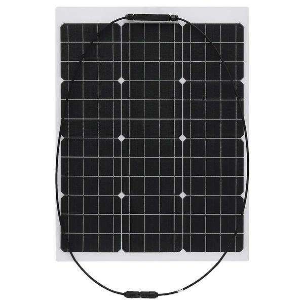 50w 18v monocrystalline flexible etfe solar panel for home car boat - #2