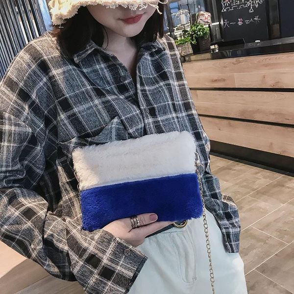 evening bags winter hit color plush portable small square bag fashion all-match shoulder female chain messenger
evening bags winter hit color plush portable small square bag fashion all-match shoulder female chain messenger