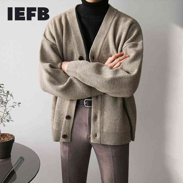 iefb men's autumn and winter thick cardigan sweater korean fashion kintwear v collar single breasted vintage clothes 9y4760 210524, White;black
iefb men's autumn and winter thick cardigan sweater korean fashion kintwear v collar single breasted vintage clothes 9y4760 210524, White;black