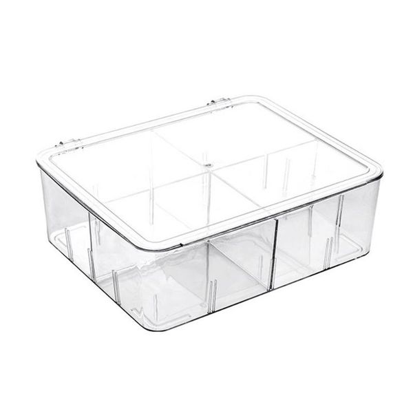 fridge storage box vegetable fruit container with lid and adjustable divider separate for refrigerator kitchen big ml bottles & ja jars
fridge storage box vegetable fruit container with lid and adjustable divider separate for refrigerator kitchen big ml bottles & ja jars