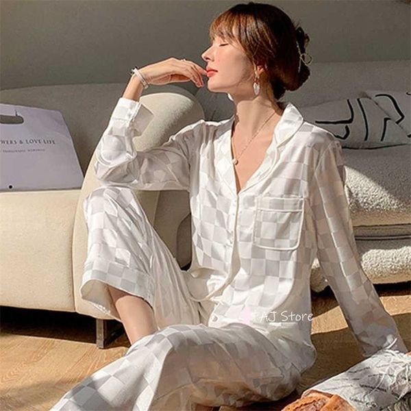 plus size women luxury 5xl silk satin pajamas sleepwear home clothing nightgowns pjs ladies pyjamas pijamas mujer 211109, Black;red
plus size women luxury 5xl silk satin pajamas sleepwear home clothing nightgowns pjs ladies pyjamas pijamas mujer 211109, Black;red