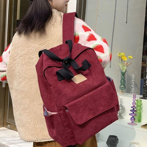 backpack stripe cute corduroy woman schoolbag for teenage girls boys small female fashion bag student lady book pack mochilas
backpack stripe cute corduroy woman schoolbag for teenage girls boys small female fashion bag student lady book pack mochilas