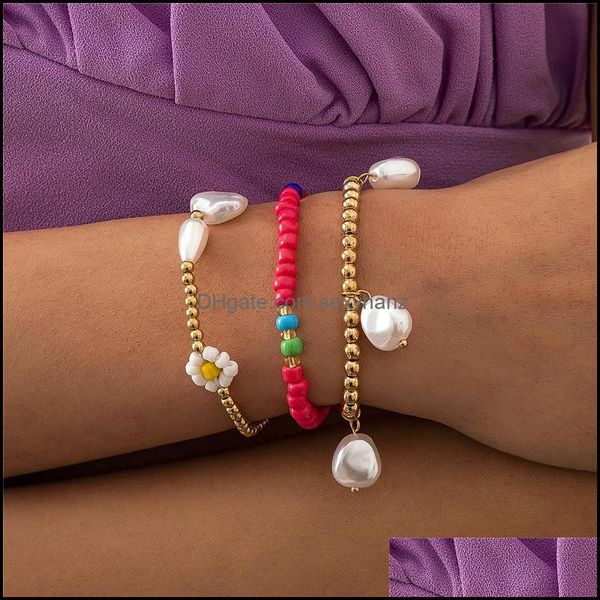 charm bracelets jewelry bohemian colorf mix beaded imitation pearl europe fashion flower contrast color hand aessories women mti layer gold, Golden;silver
charm bracelets jewelry bohemian colorf mix beaded imitation pearl europe fashion flower contrast color hand aessories women mti layer gold, Golden;silver