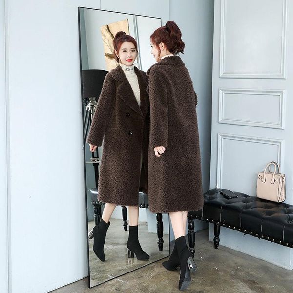 women's fur & faux spring woman long jacket coats female winter 2021 thick warm outerwear ladies real s- q231, Black
women's fur & faux spring woman long jacket coats female winter 2021 thick warm outerwear ladies real s- q231, Black