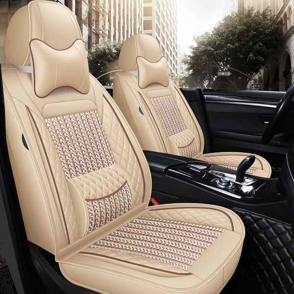 2021 fashion ice silk stitching leather car seat covers for audi a3 a4 a4lq2 q3 q5 universal full set fit sedan suv black accessories set
2021 fashion ice silk stitching leather car seat covers for audi a3 a4 a4lq2 q3 q5 universal full set fit sedan suv black accessories set