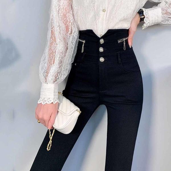 women's pants & capris 2021 spring autumn high waist tight fitting slim zipper decoration stretch black pencil women, Black;white
women's pants & capris 2021 spring autumn high waist tight fitting slim zipper decoration stretch black pencil women, Black;white
