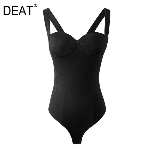 spring and summer fashion casual skinny slash neck simple black slim sleeveless romper women sh337 210421, Black;white
spring and summer fashion casual skinny slash neck simple black slim sleeveless romper women sh337 210421, Black;white