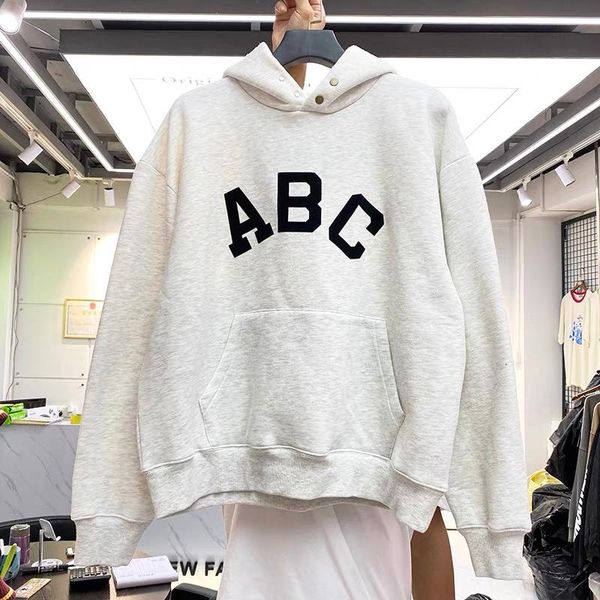 men's hoodies & sweatshirts season 7 lettered flocked high street hoodie loose, Black
men's hoodies & sweatshirts season 7 lettered flocked high street hoodie loose, Black