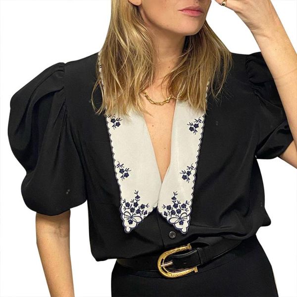 adyce 2021 summer ladies elegant shirt fashion printing puff sleeve turn down collar office women blouses female casual women's & shirt, White
adyce 2021 summer ladies elegant shirt fashion printing puff sleeve turn down collar office women blouses female casual women's & shirt, White