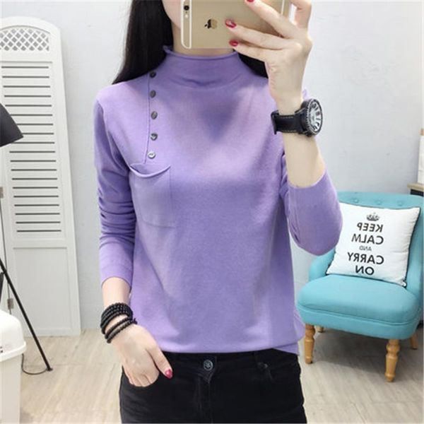 women's sweaters turtleneck knitwear basic long sleeve women pullover autumn winter button pocket knitted sweater korean casual loose j, White;black
women's sweaters turtleneck knitwear basic long sleeve women pullover autumn winter button pocket knitted sweater korean casual loose j, White;black