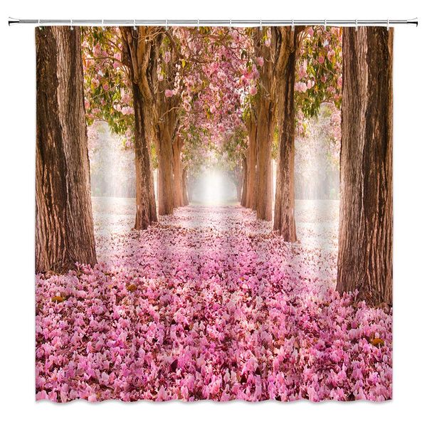 spring park scenery shower curtain decor pink flower road tree romantic natural fabric bath curtains bathroom accessories
spring park scenery shower curtain decor pink flower road tree romantic natural fabric bath curtains bathroom accessories