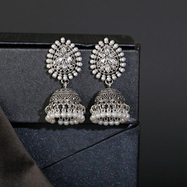 dangle & chandelier vintage silver color crystal flower alloy bollywood oxidized earrings for women ethnic pearl tassel
dangle & chandelier vintage silver color crystal flower alloy bollywood oxidized earrings for women ethnic pearl tassel