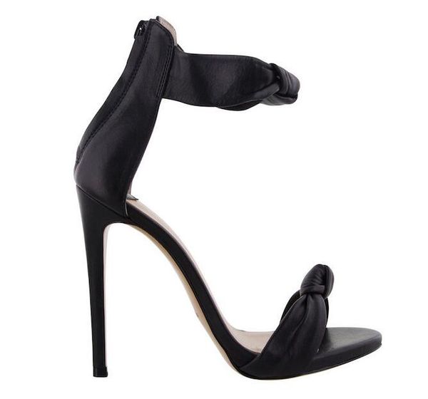 moraima snc open toe high heel shoes woman summer thin heels cutouts sandals black nude leather dress