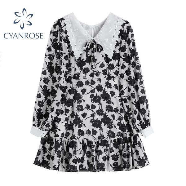 autumn gothic dress women vintage casual long sleeve floral print pleated sweet chic korean lapel short midi dresses flower 210417, Black;gray
autumn gothic dress women vintage casual long sleeve floral print pleated sweet chic korean lapel short midi dresses flower 210417, Black;gray