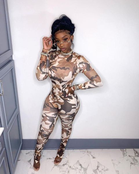 women's jumpsuits & rompers felyn 2021 arrival camouflage o-neck long sleeve bodycon, Black;white
women's jumpsuits & rompers felyn 2021 arrival camouflage o-neck long sleeve bodycon, Black;white