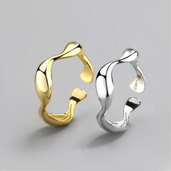 cluster rings simple personality ins niche design curve 925 sterling silver jewelry temperament smooth irregular wave opening r517, Golden;silver
cluster rings simple personality ins niche design curve 925 sterling silver jewelry temperament smooth irregular wave opening r517, Golden;silver