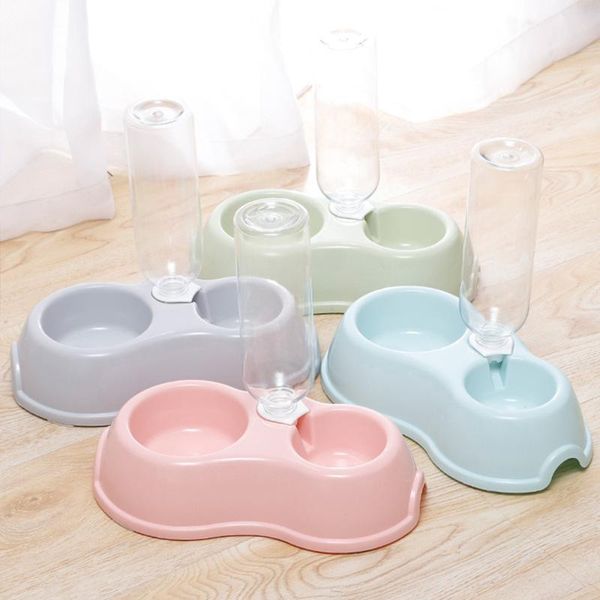 plastic pet double bowl with drinking bottle automatic water storage dish feeder cat dog puppy feeding supplies bowls & feeders
plastic pet double bowl with drinking bottle automatic water storage dish feeder cat dog puppy feeding supplies bowls & feeders