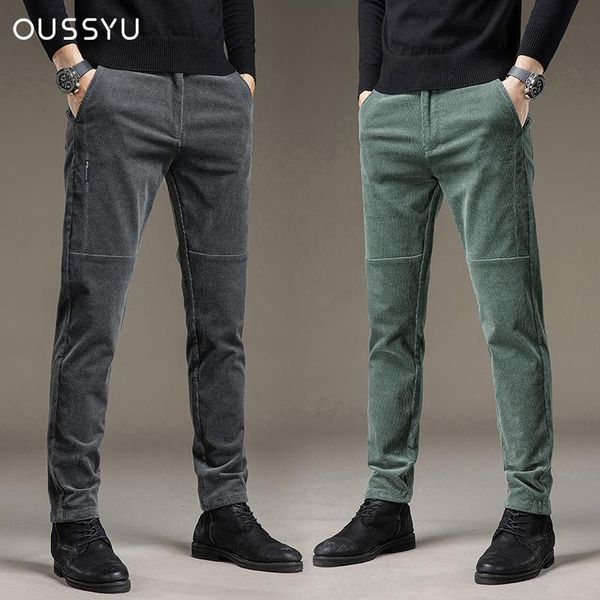 men's pants autumn winter thick corduroy men cotton casual business brown straight slim green grey trousers male, Black
men's pants autumn winter thick corduroy men cotton casual business brown straight slim green grey trousers male, Black