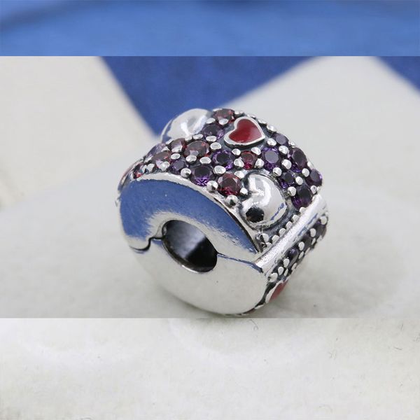 925 sterling silver valentine's day asymmetric hearts of love clip charm bead fits european pandora jewelry charm bracelets, Black
925 sterling silver valentine's day asymmetric hearts of love clip charm bead fits european pandora jewelry charm bracelets, Black