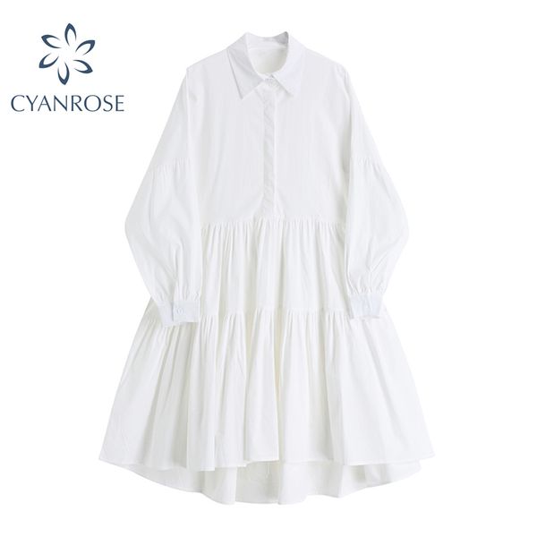 white&black solid shirt dress women cardigan office ladies long sleeve spring frocks female ol elegant casual loose streetwear 210417, Black;gray
white&black solid shirt dress women cardigan office ladies long sleeve spring frocks female ol elegant casual loose streetwear 210417, Black;gray