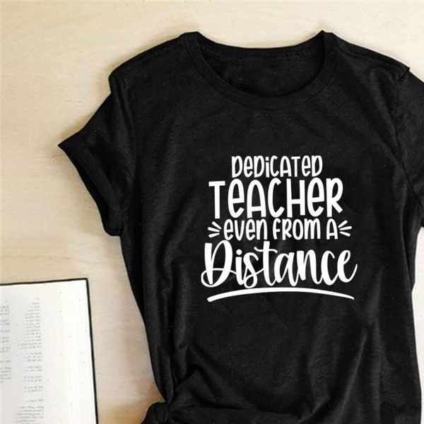 dedicated teacher even from womens t shirts a distance print summer fashion round neck aesthetic clothes, White
dedicated teacher even from womens t shirts a distance print summer fashion round neck aesthetic clothes, White