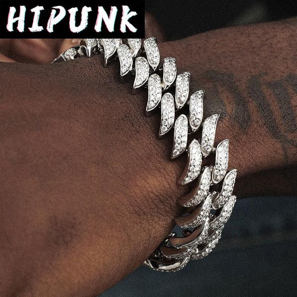 men hip hop iced out bling cz bracelet pave rhinestone miami cuban link bracelets jewelry gifts link, chain, Black
men hip hop iced out bling cz bracelet pave rhinestone miami cuban link bracelets jewelry gifts link, chain, Black