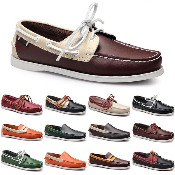 men casual shoes loafers fabric leather sneakers bottom low cut classic red beige dress shoe mens trainer, Black
men casual shoes loafers fabric leather sneakers bottom low cut classic red beige dress shoe mens trainer, Black