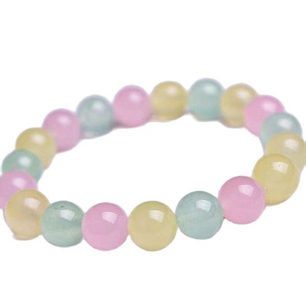 beaded, strands crystal stone tricolor chalcedony beads bracelet charm healing gift, Black
beaded, strands crystal stone tricolor chalcedony beads bracelet charm healing gift, Black
